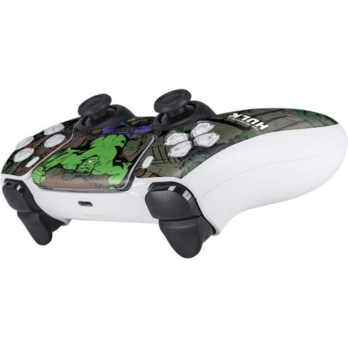 Marvel Classic Comics Hulk Fighter Vintage PS5 Controller Skin
